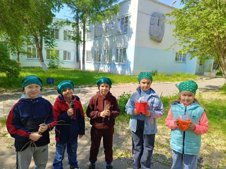 Сегодня в подготовительной группе №6 прошел День эколога.